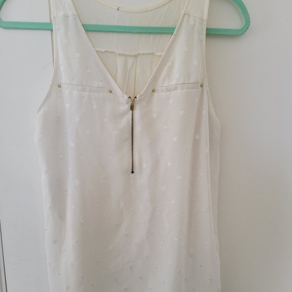 Express - cream dots tank top